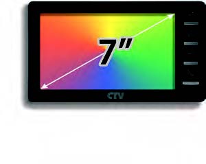 Видеодомофон CTV-M1701 MDSD 7” темный