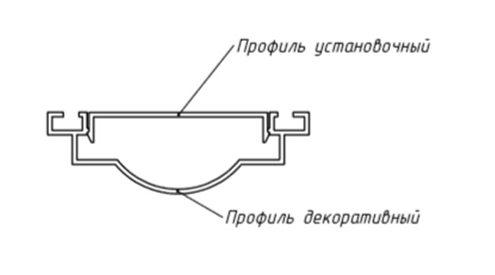 Рамка алюминиевая для стеклопакета