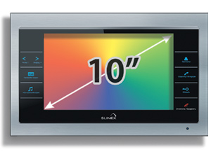 Комплект с установкой видеодомофона регистратора SLINEX SL-10 IP 10”