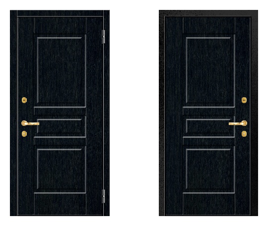 Стальная дверь ДПЗ K-90(наружного и внутреннего открывания) под панели с 2-х сторон (лист 2 мм) #1648045030