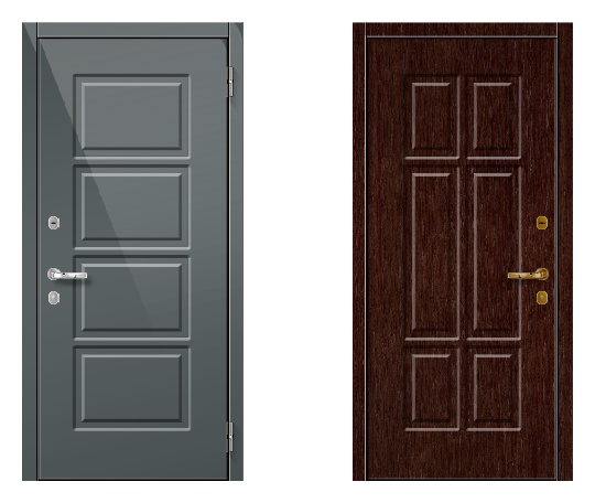 Стальная дверь ДПЗ 150Т ВЗ-я серия (только наружного открывания) под панели с 2-х сторон (лист 2 мм) #1649407008