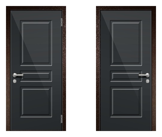 Стальная дверь ДПЗ 150Т ВЗ-я серия (только наружного открывания) под панели с 2-х сторон (лист 2 мм) #1665570811