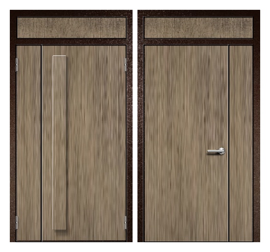 Стальная дверь ДПЗ 100-я серия (наружного и внутреннего открывания)* под панели с 2-х сторон (лист 2 мм) #1668498368